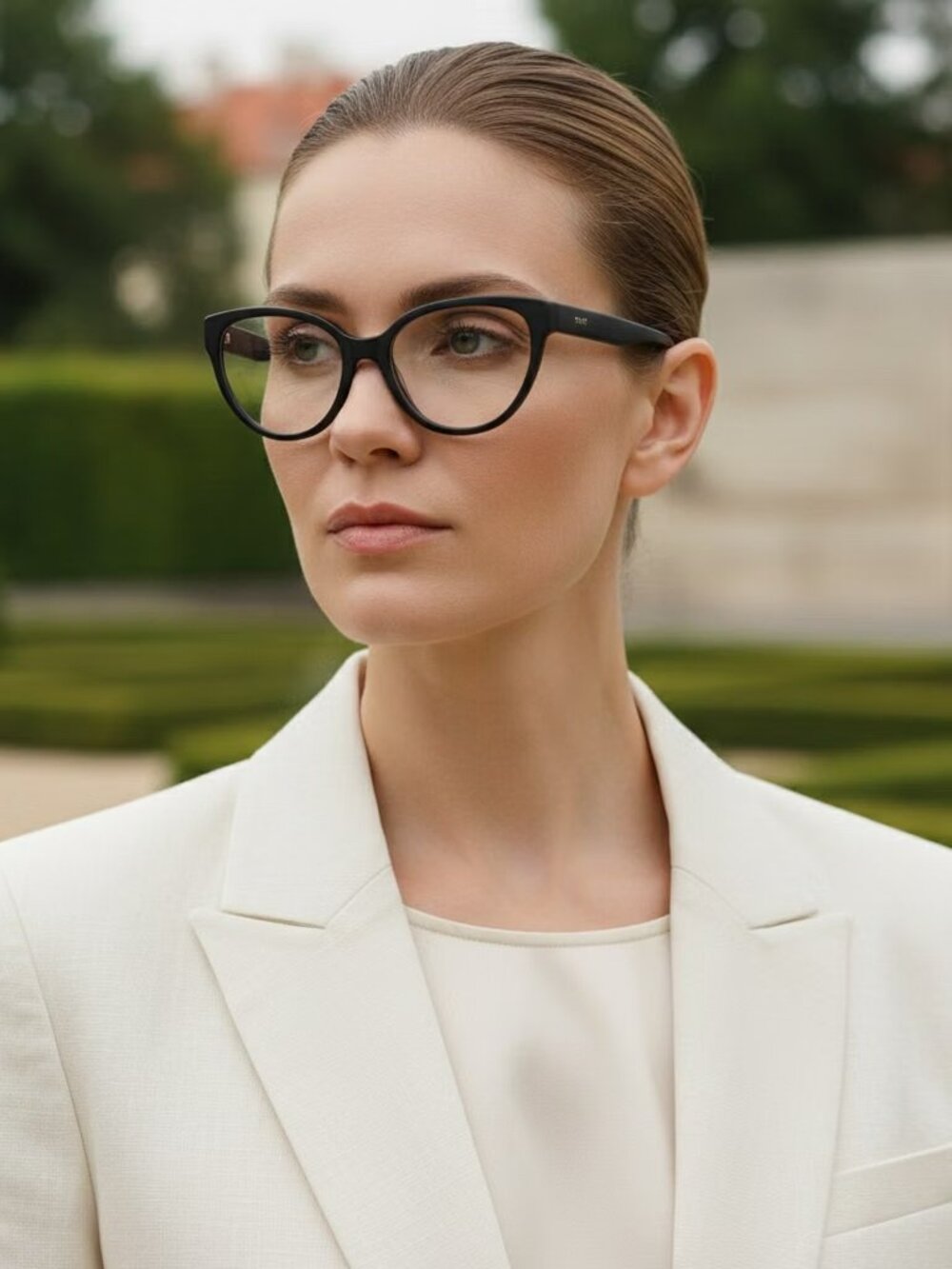 BALENCIAGA BB0064O 001 BLACK CAT EYE EYEGLASSES